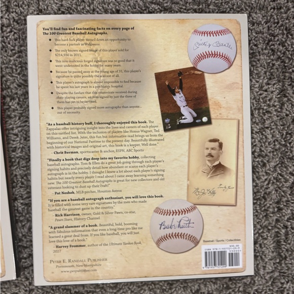 Baseball Memorabilia Book Collection, set of 4 - Picture 9 of 10
